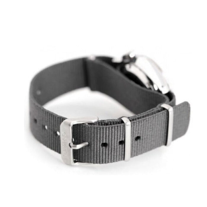 Seiko 5 Sports Automatic Grey Dial Grey Nylon Strap Watch for Men - SRPE61K1 - Image 2